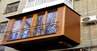 Внешняя отделка балкона Новый Уренгой цена от 1037 руб. м/2.